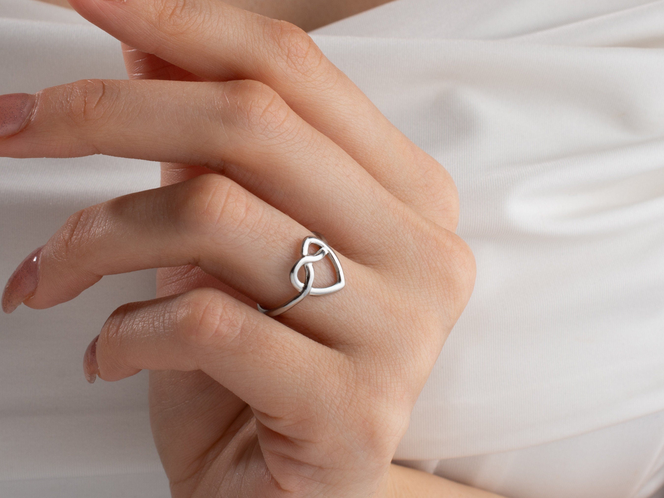 Heart Knot Ring