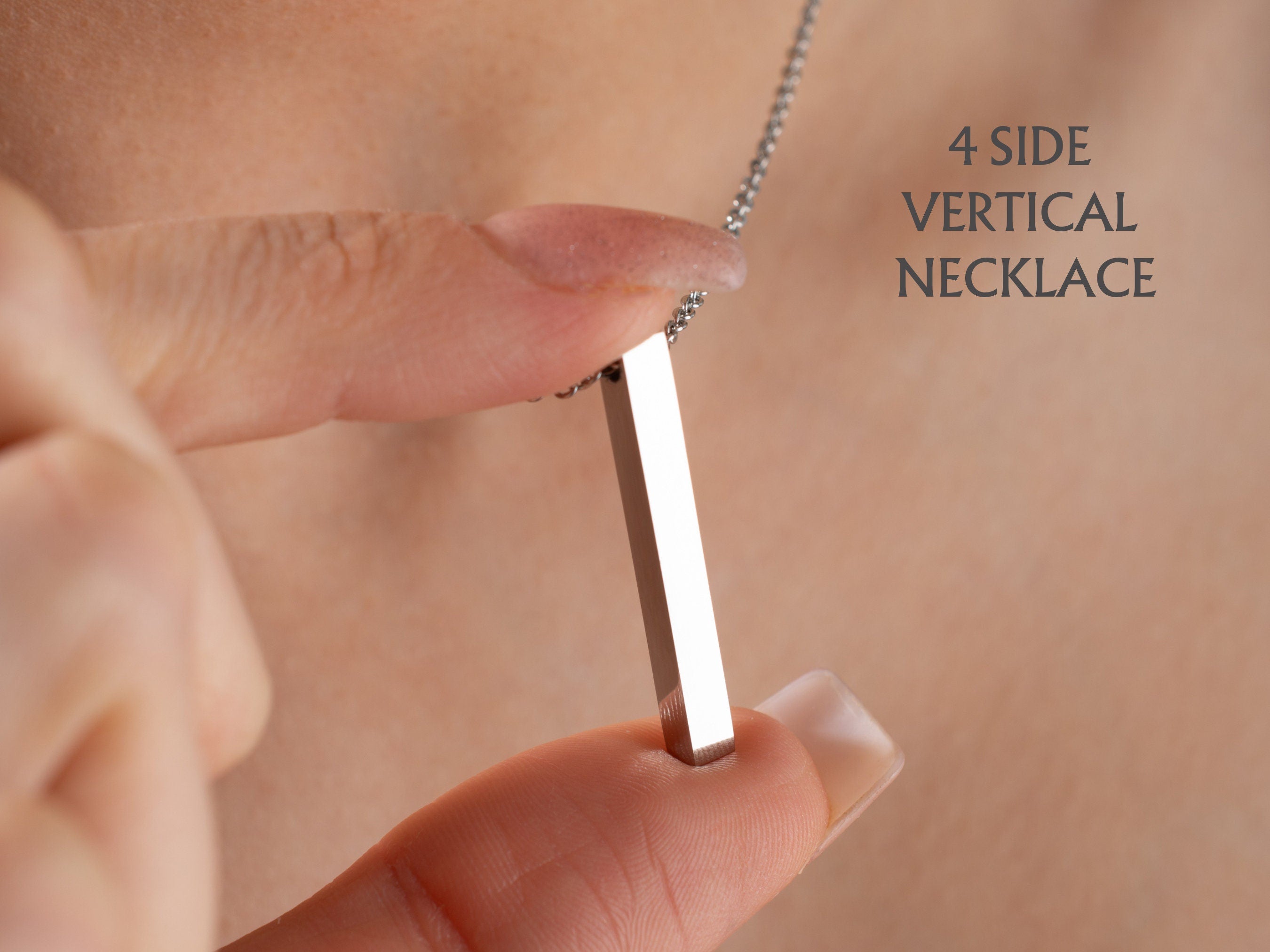 Personalized Bar Necklace