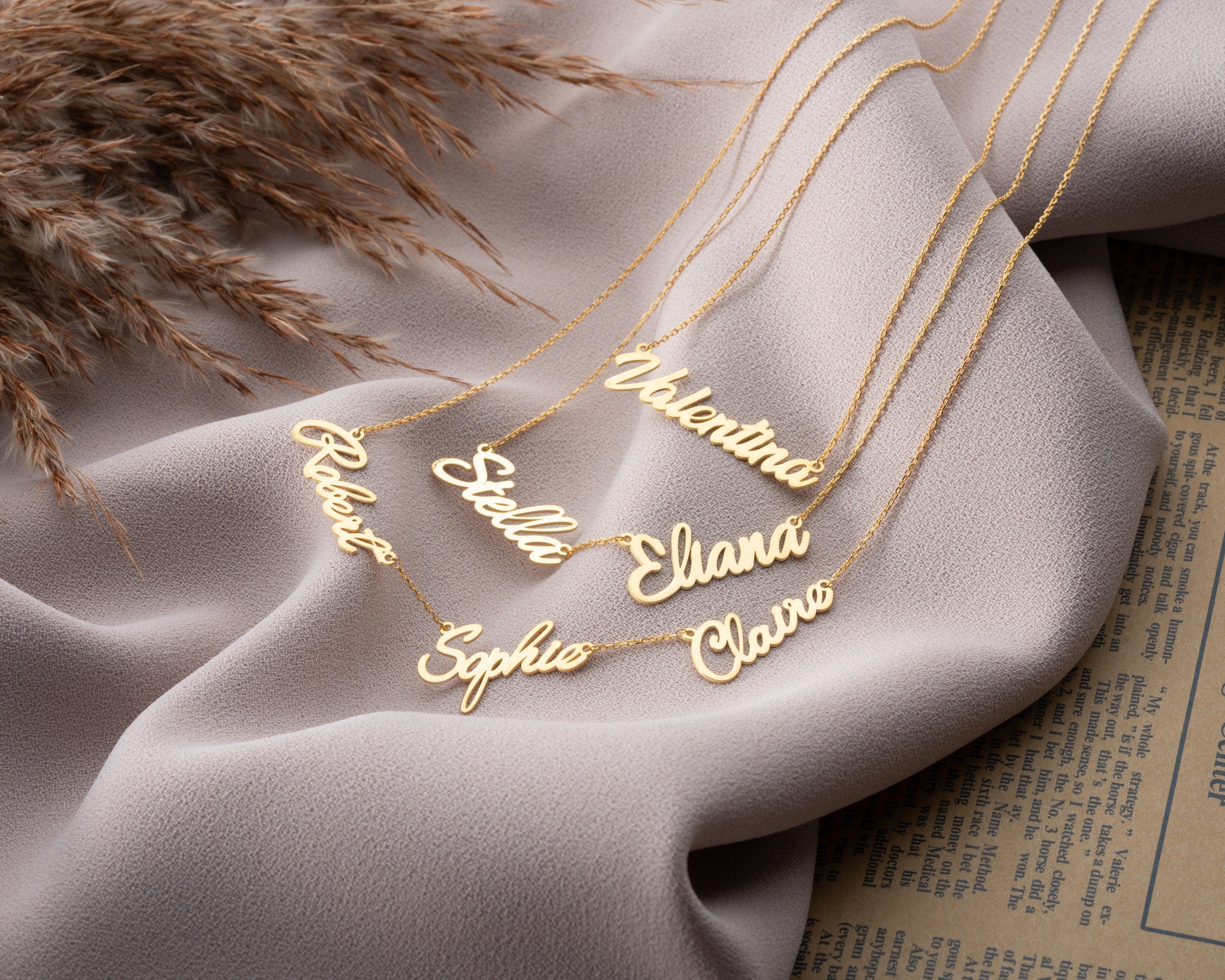 Multiple Nameplated Necklace