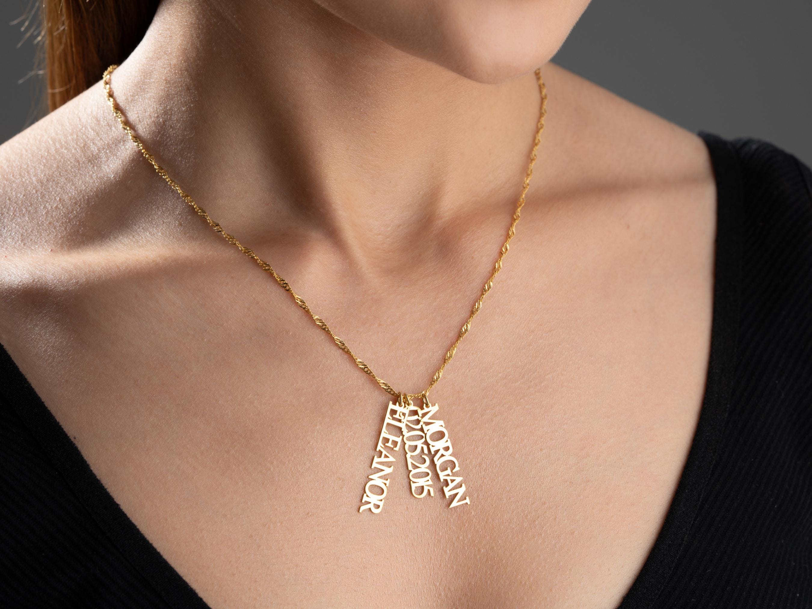 Multiple Name Necklace