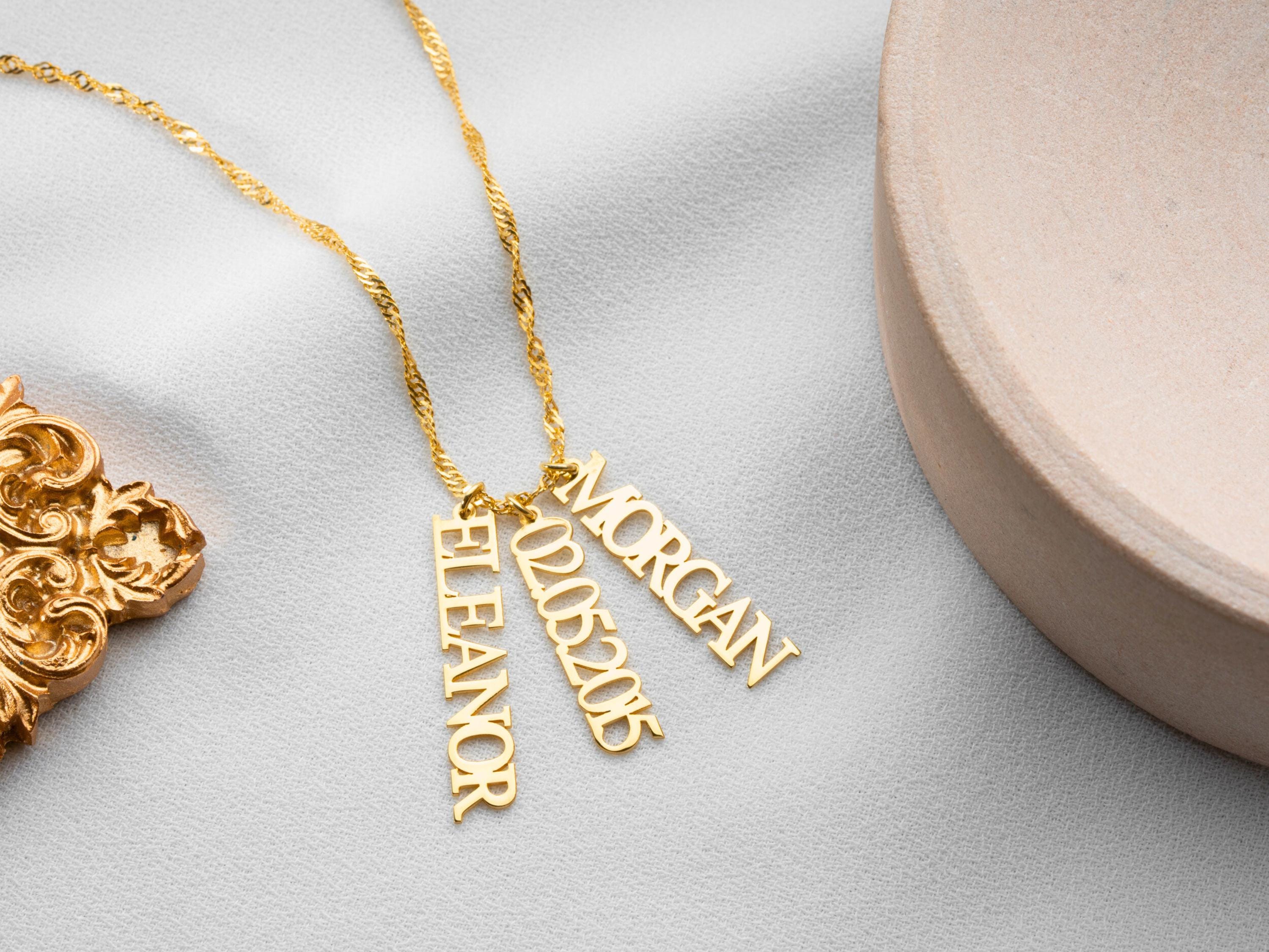 Multiple Name Necklace