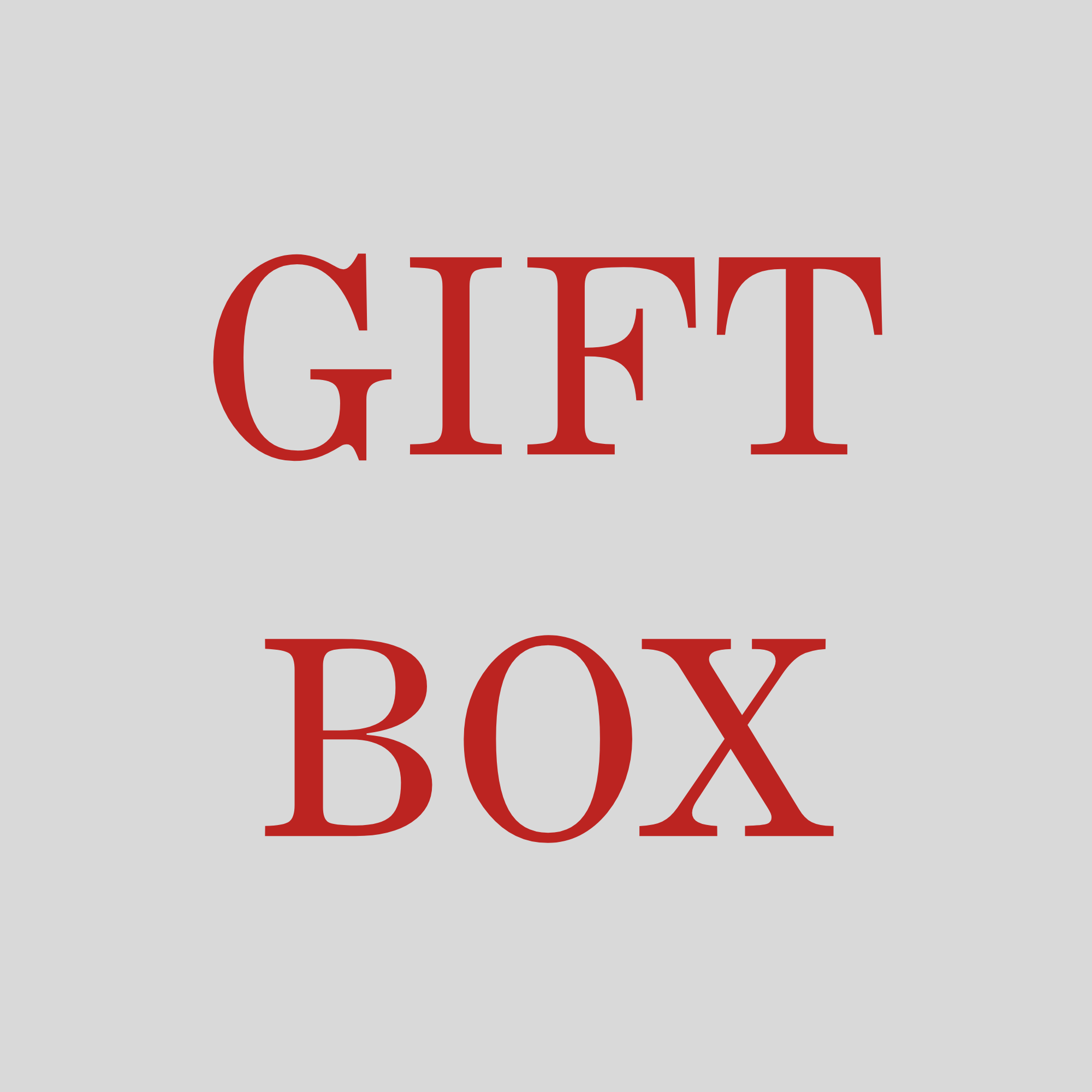 Add Gift Packaging - Gift bag, Gift Box and a Custom Note