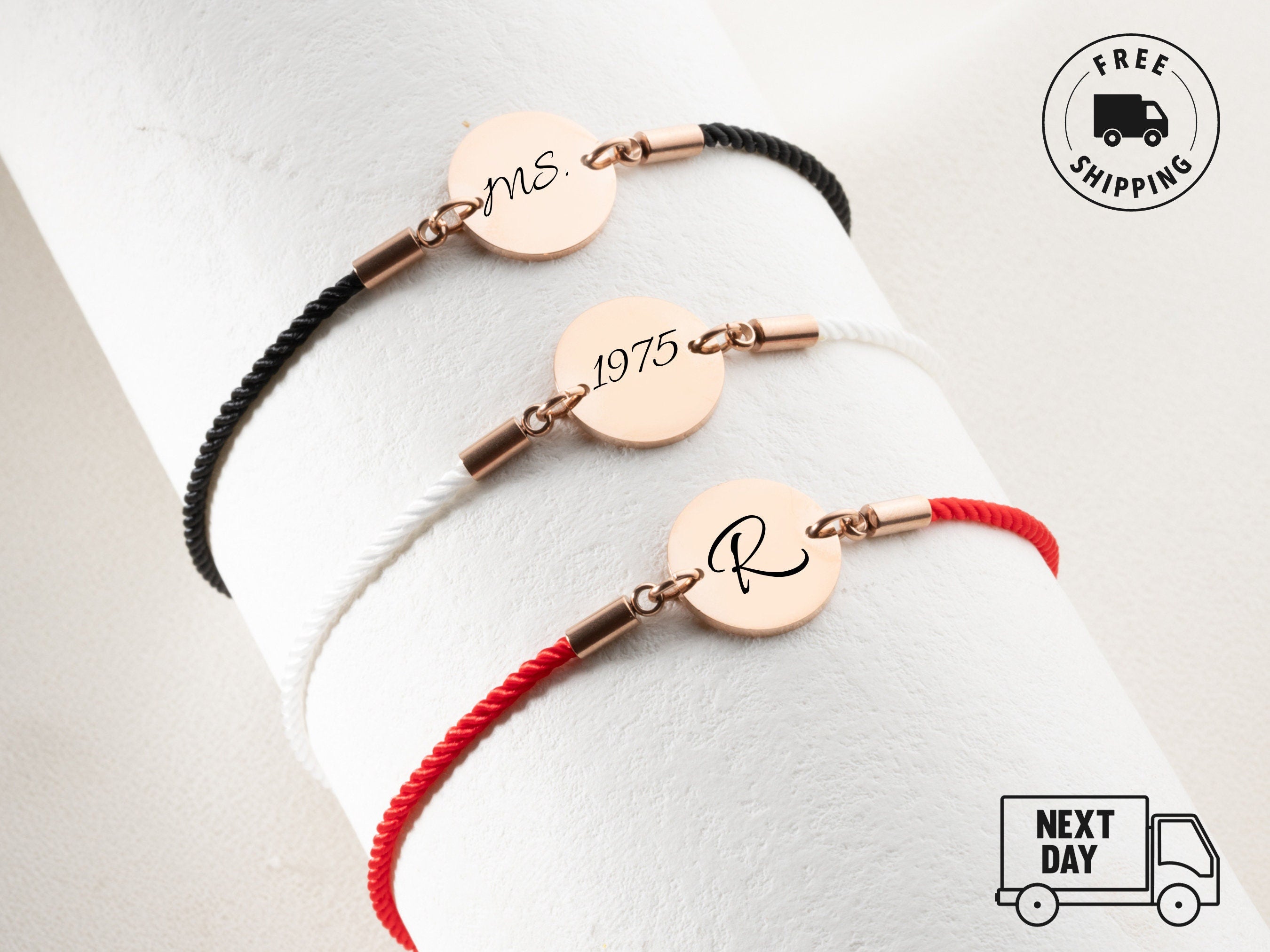 Custom Initial Letter Bracelet