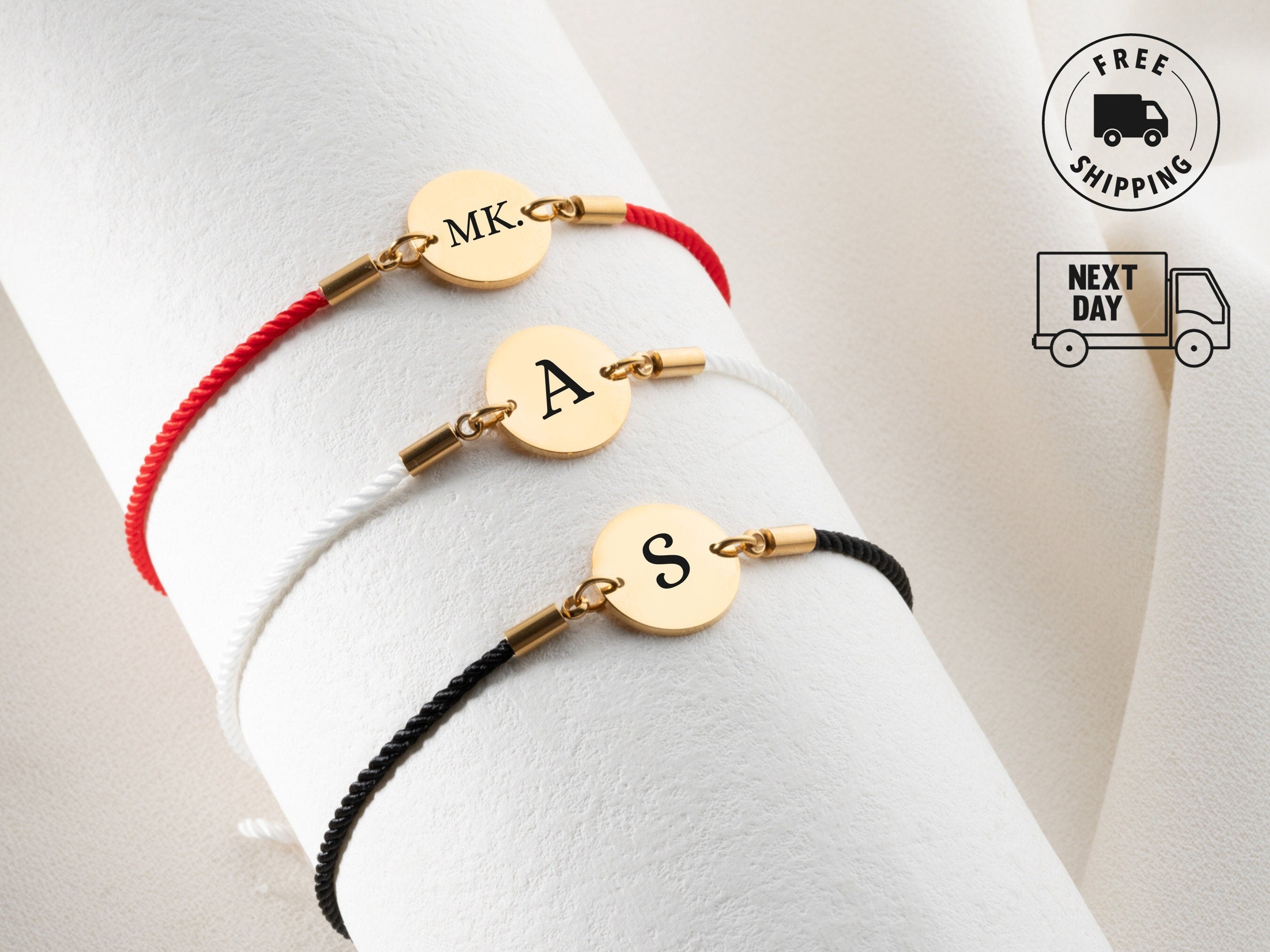 Custom Initial Letter Bracelet