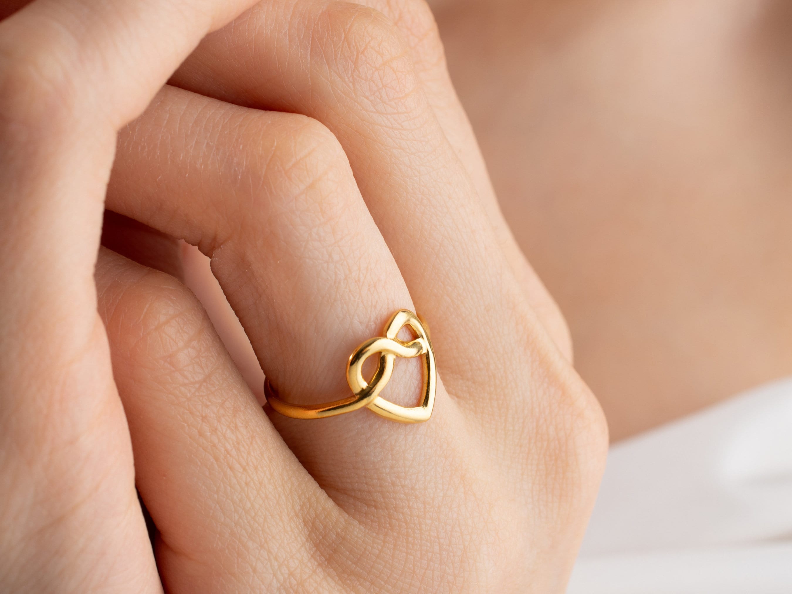 Heart Knot Ring