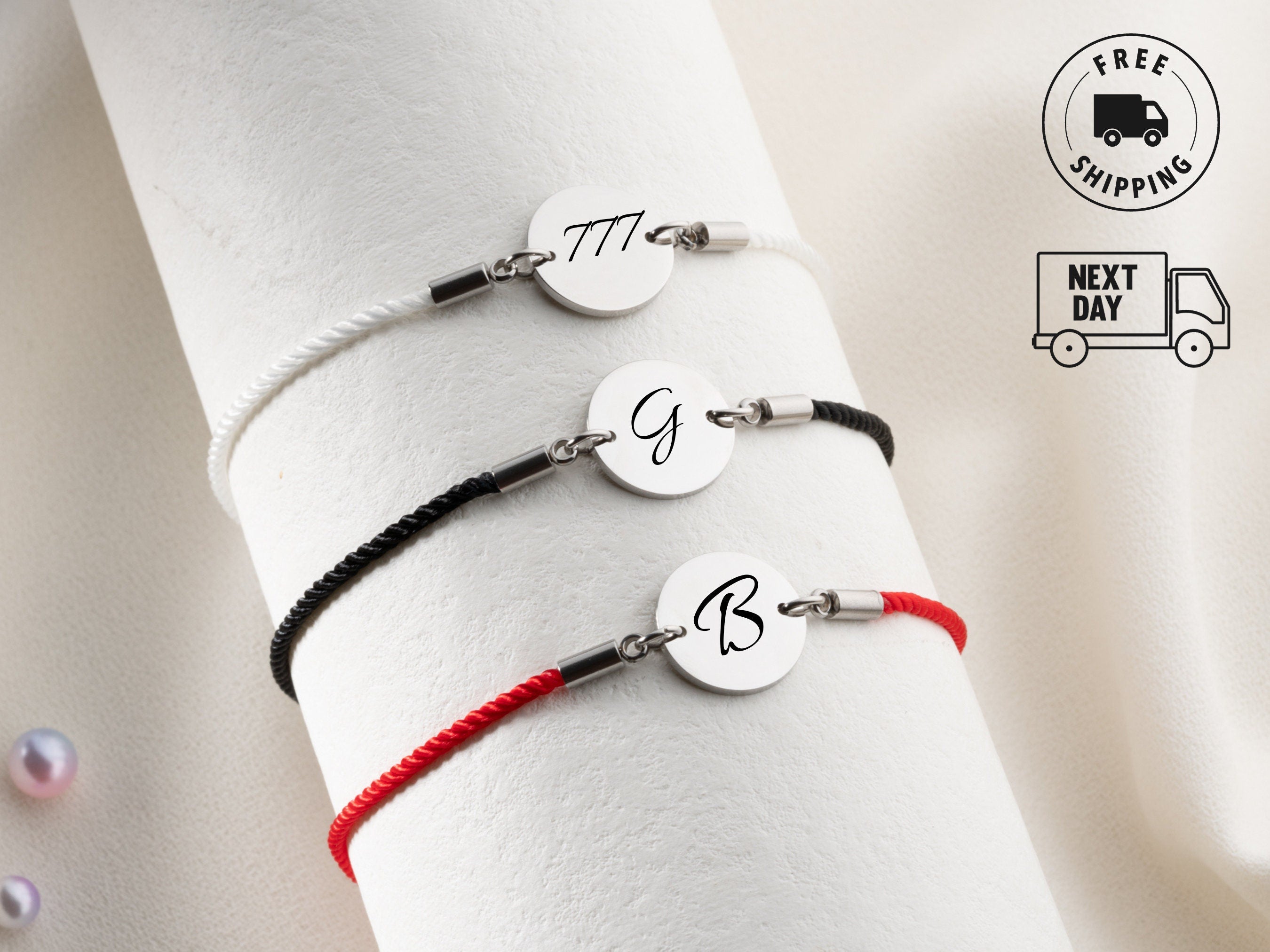 Custom Initial Letter Bracelet