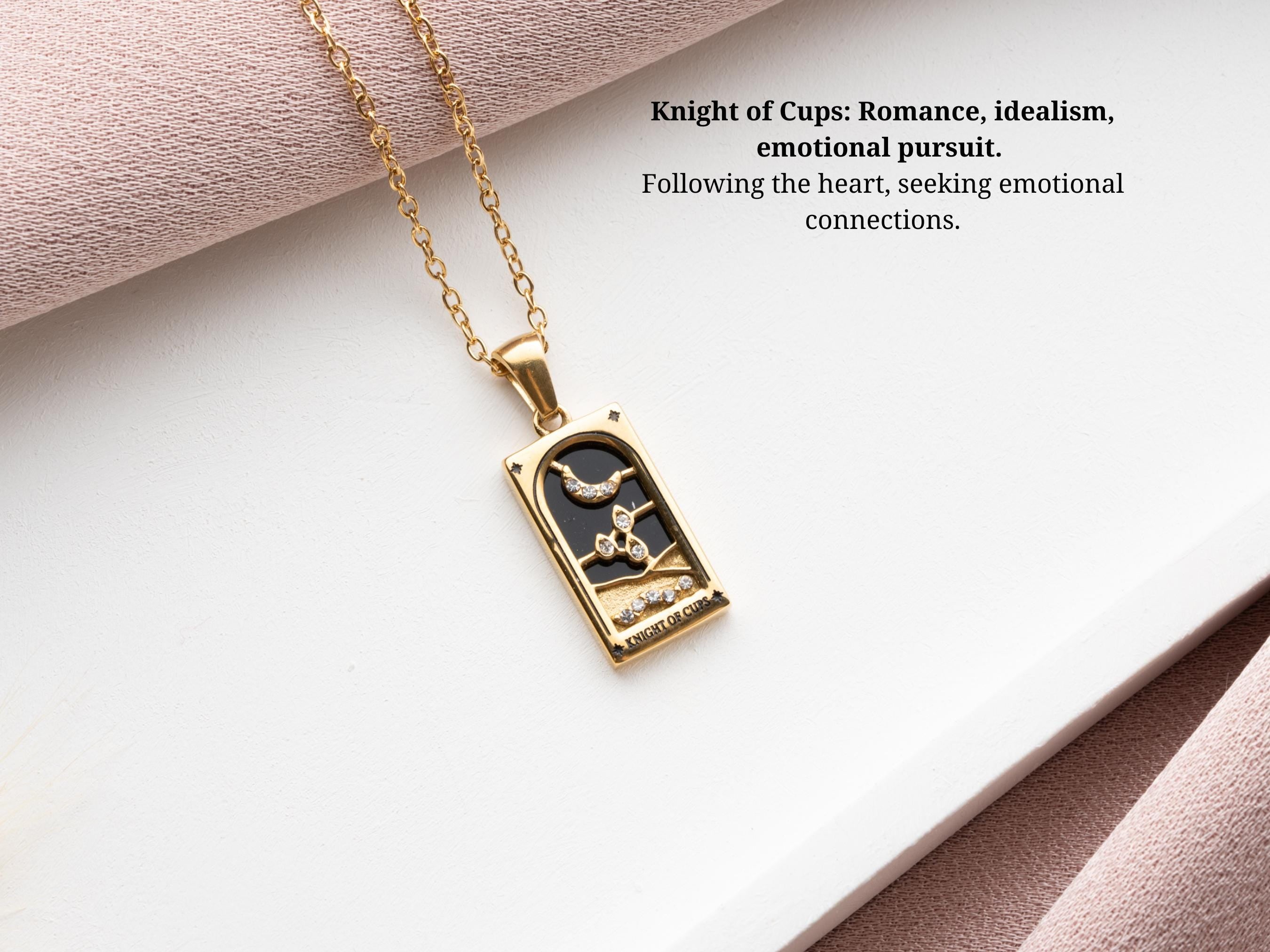 Celestial Tarot Card Necklace